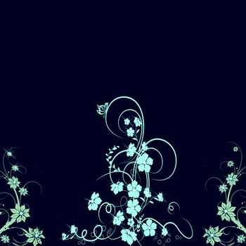 Beautiful abstract floral background 