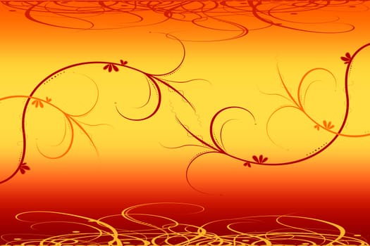 Beautiful abstract floral background 