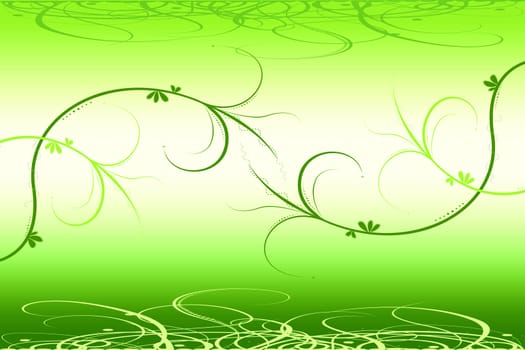 Beautiful abstract floral background 
