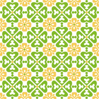 Seamless wallpaper of floral pattern 
