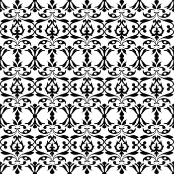 Seamless wallpaper of floral pattern 
