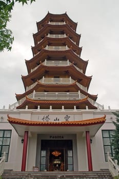 Pagoda in Nan Tien buddhist Temple in Australia