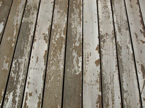 Detail of a wooden deck useful as a background
