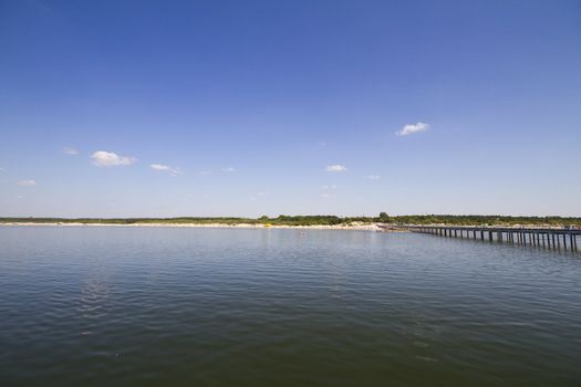 baltic coast, bridge