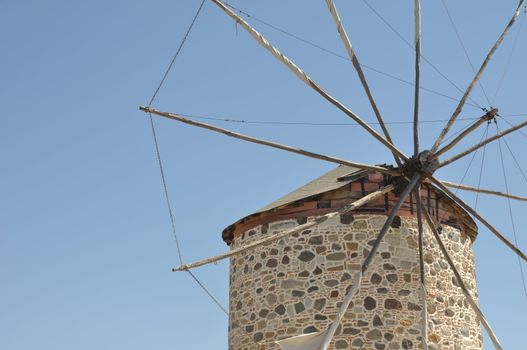 beatiful windmill in Antimahia (Kos), Greece