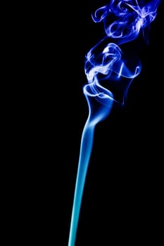 blue smoke abstract background