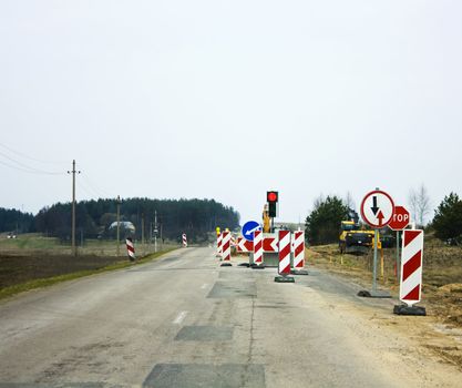 road repairs