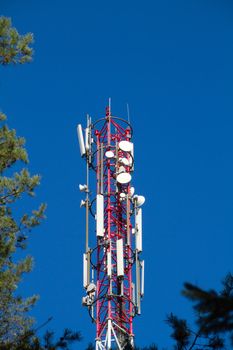 tower antennas of cellular communication