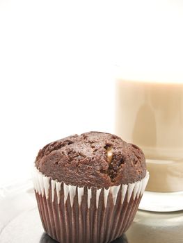 	
muffins and coffee with milk