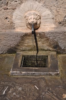 sacred water fountain in Lagoudi village (Kos), Greece