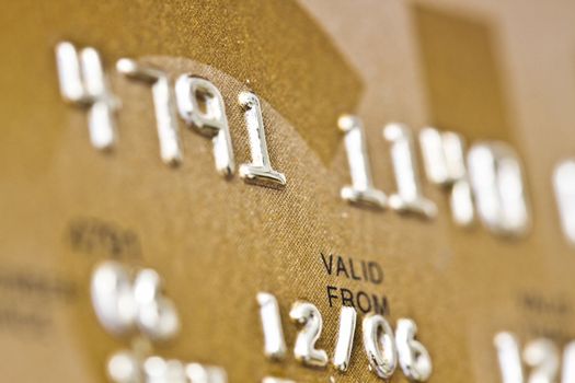 Credit Card closeup