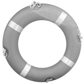 Life buoy isolated over a white background