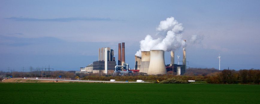 Power plant Weisweiler in North Rhein-Westfalia, Germany.