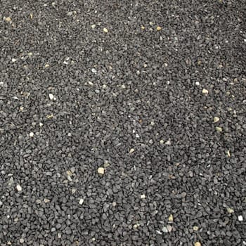 Black gravel texture useful as a background