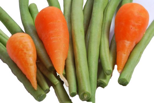 Green beans and carrots