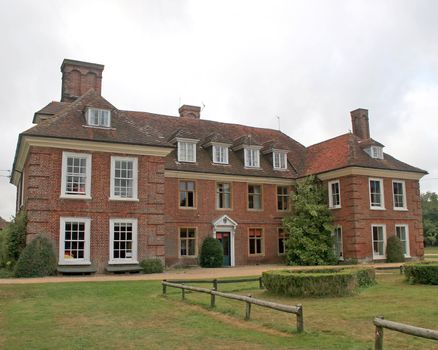 The Front Exterior of a Large Building in the UK.