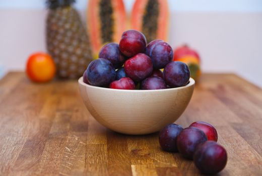 an assortment of mixed fruits and vegetables as background image