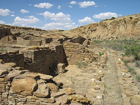 A photograph of ancient Native American ruins.