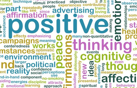 Thinking Positive as an Attitude Abstract Concept