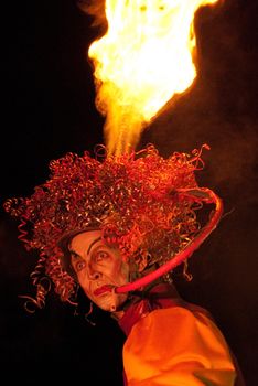 FEIRA, PORTUGAL - SEPTEMBER 7: Titanick Theatre (GER) during the Imaginarius event on May 17, 2008 in Feira, Portugal.