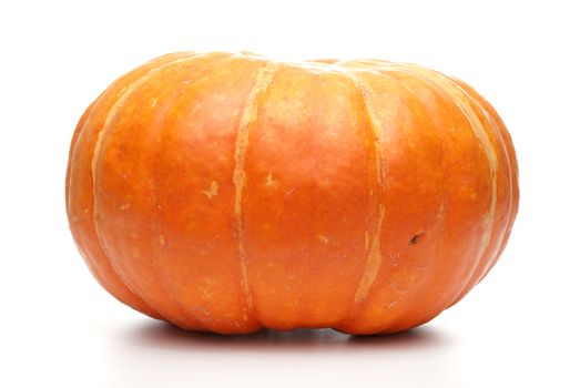 Orange pumpkin isolated on white backgroud.