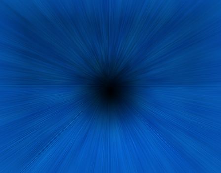 This image shows generated blue rays