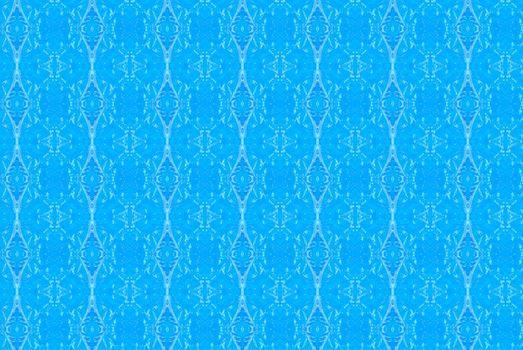 Blue abstract kaleidoscope background.