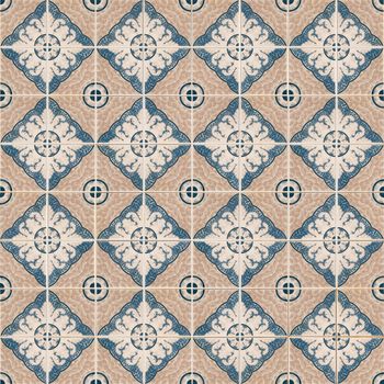 Seamless tile pattern of ancient ceramic tiles.