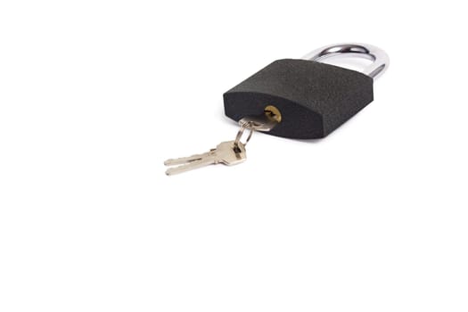 Lock with key isolated