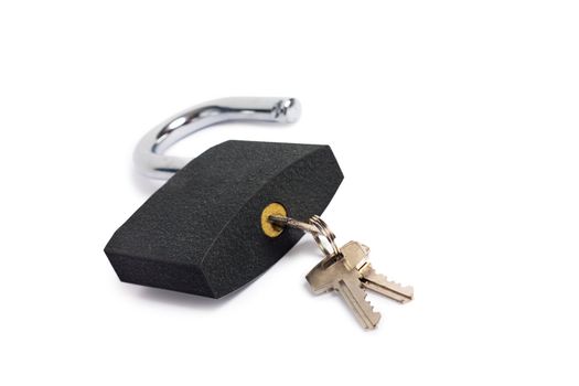 Lock with key isolated