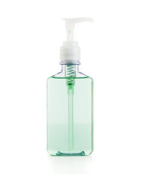 Bath product bottle against a white background.