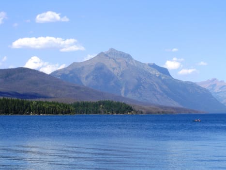 Mountains and water