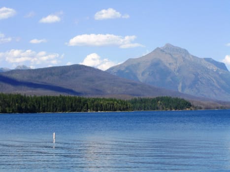 Mountains and water