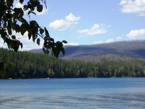 Mountains and water