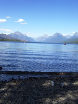 Mountains and water