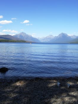 Mountains and water