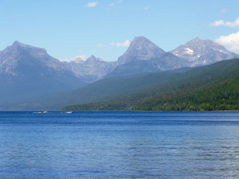 Mountains and water