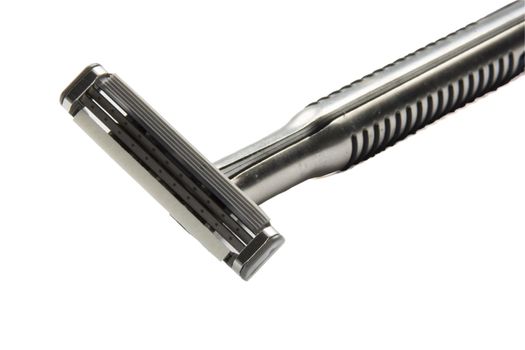 A shaving razor isolated in background