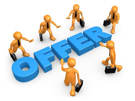 Computer Generated Image - Business Offer .