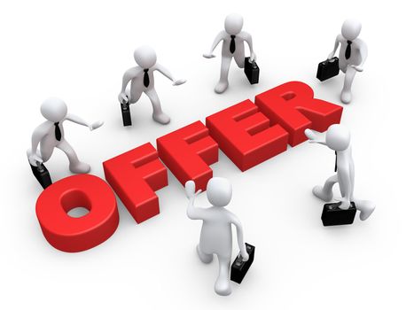 Computer Generated Image - Business Offer .