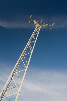 Metallic structure of transmission of electric current