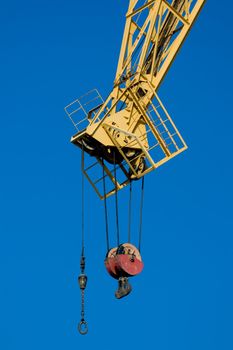 Naval crane of the dockyards of the port of C�diz
