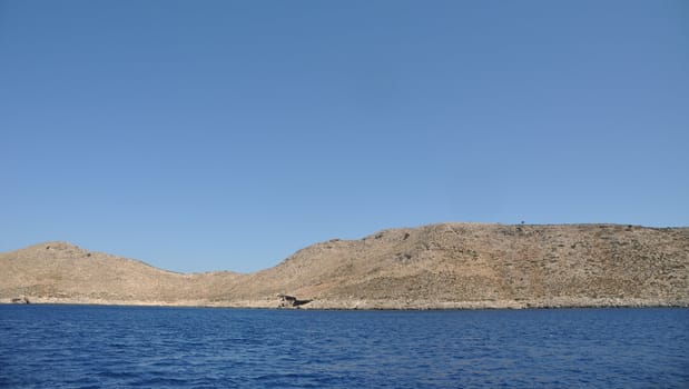 beautiful desert or uninhabited island in Greece