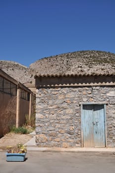 greek fisherman house in Kalymnos island, Greece