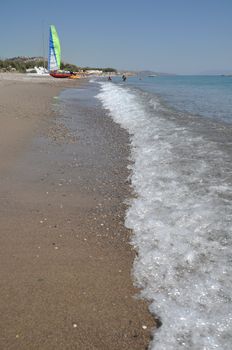 beautiful Kefalos beach on Kos island, Greece