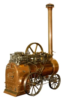 model of an ancient steam engine