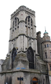 famous St Michael�s Tower in Gloucester, United Kingdom