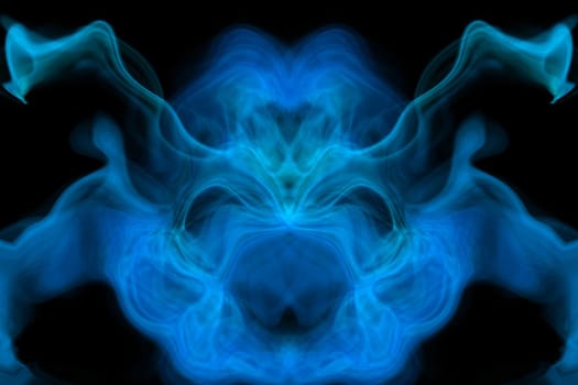 Smoke in the form of the stranger