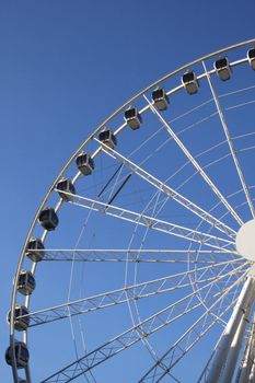 Manchester eye, big wheel in the city centre of manchester