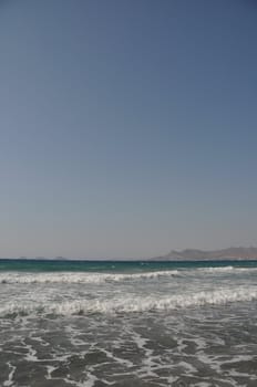 beautiful beach in Kos, Greece